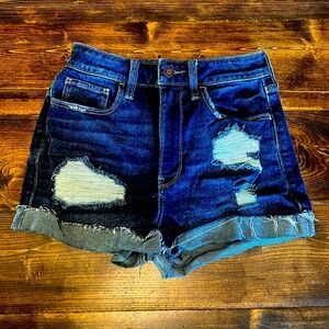 Hollister Ultra High-Rise Mom Denim Short